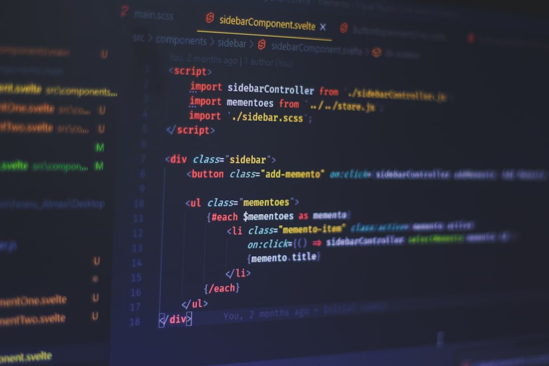 Services Svelte code example